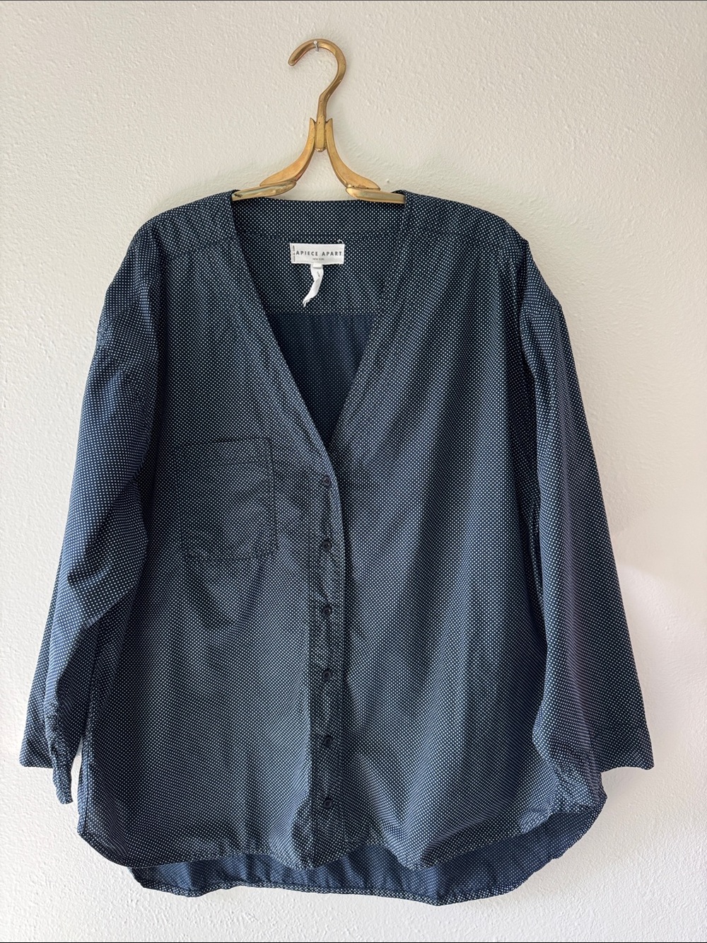 Apiece Apart Navy Pajama Set Medium